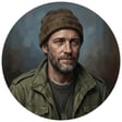 Lt. Dan Taylor from Forrest Gump portrait