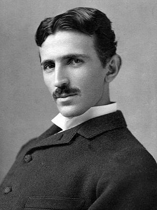 Portrait of Nikola Tesla