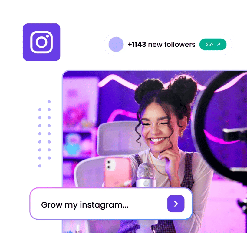 Hypeflare organic Instagram growth overview