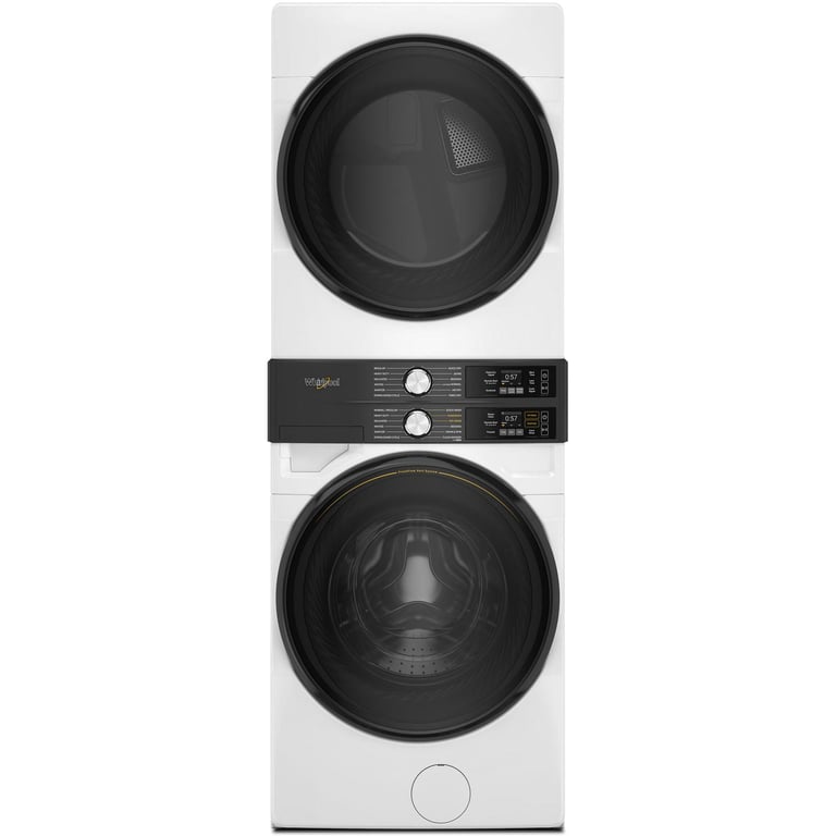 Smart ENERGY STAR Front Load Laundry Tower 5.2 cu. ft. Washer & 7.4 cu. ft. Electric Dryer with UV Clean Technology and FreshFlow Vent System