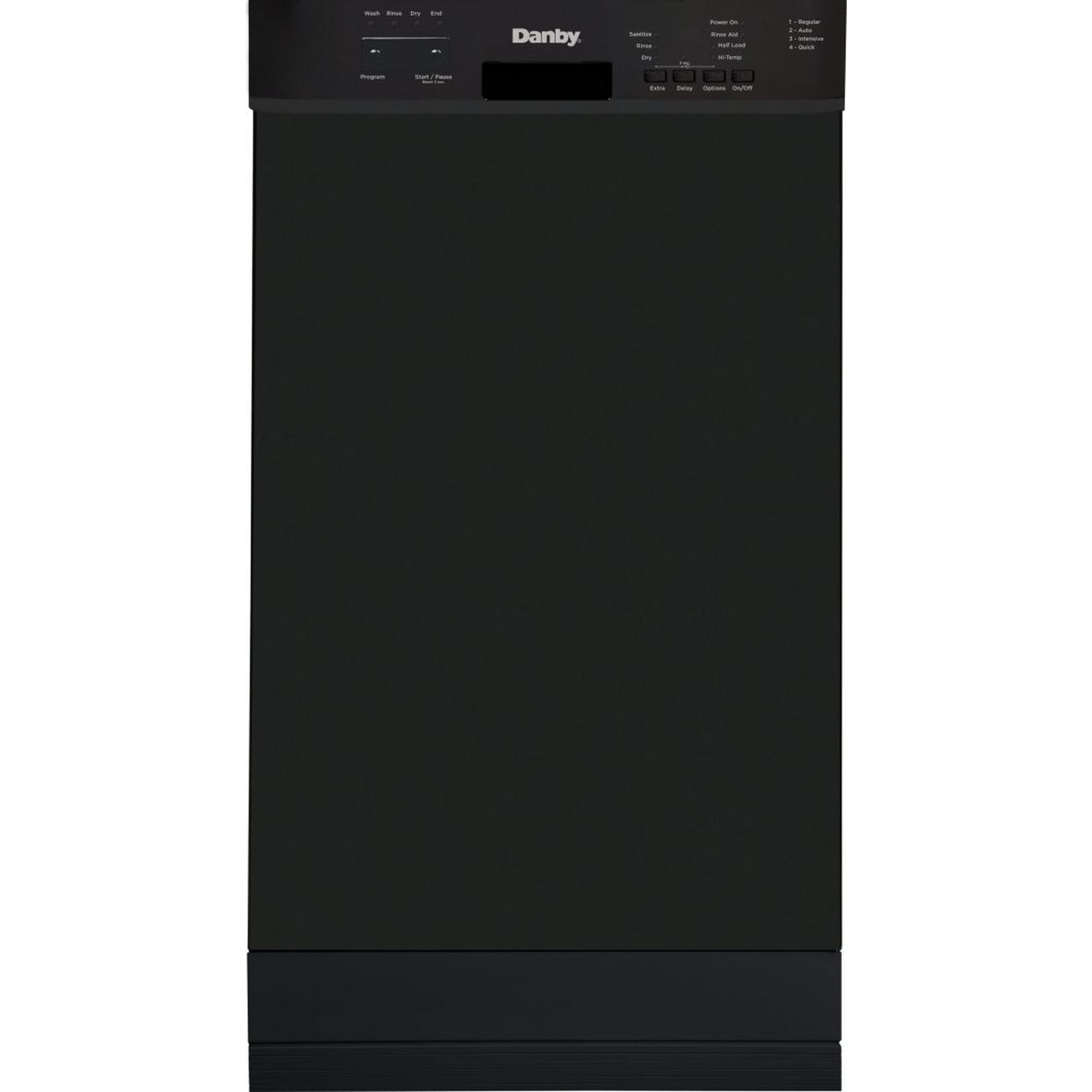 Danby 18" Wide Built-in Dishwasher in Black