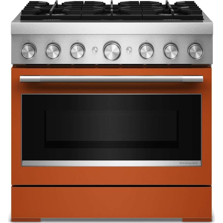 KitchenAid 36 inch Single Oven Dual Fuel Range
