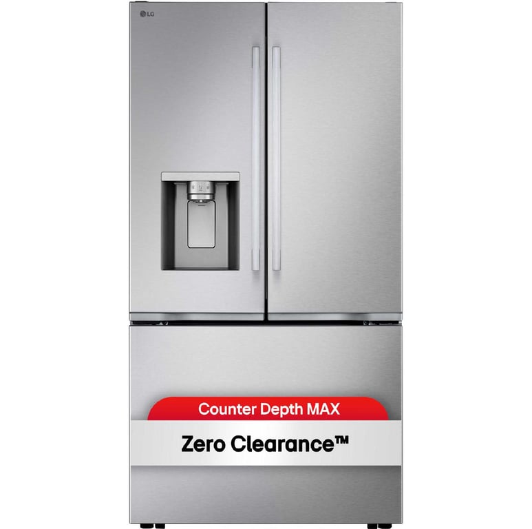 36" 24 cu. ft. Zero Clearance™ Counter-Depth MAX® French 3-Door Refrigerator | Ice & Water Dispenser | Dual Ice Maker