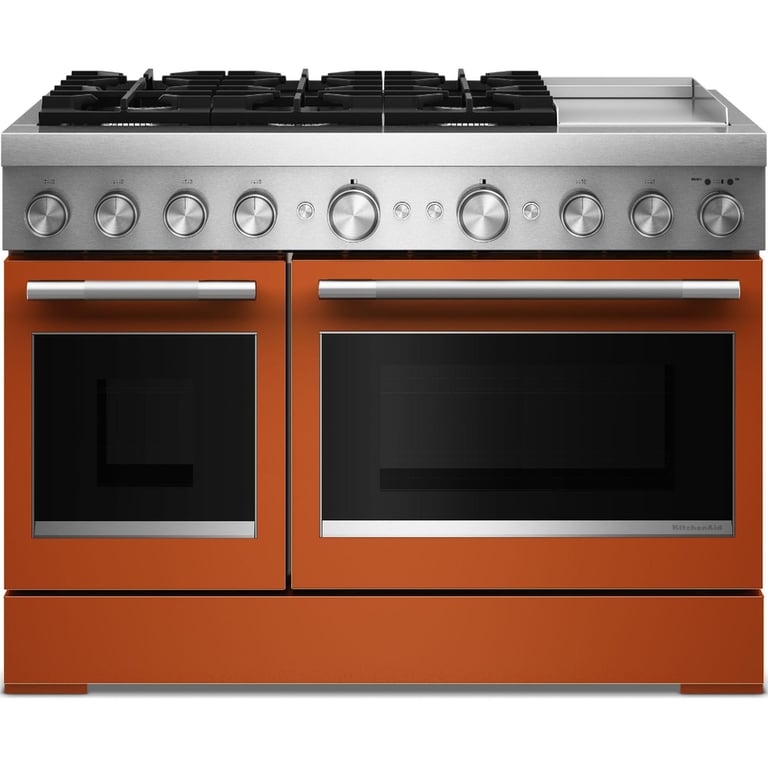 KitchenAid 48 inch Double Oven Dual Fuel Range