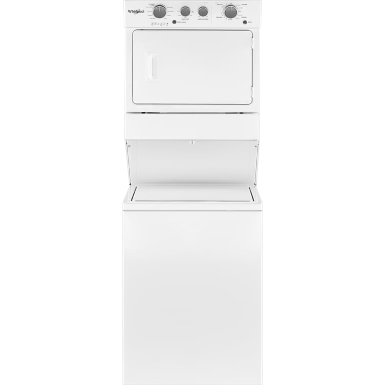 Whirlpool 4Cu.Ft. Electric Agitator Washer & 5.9Cu.Ft. Dryer Laundry Centre 9 Wash Cycles & AutoDry (YWET4027HW) - White