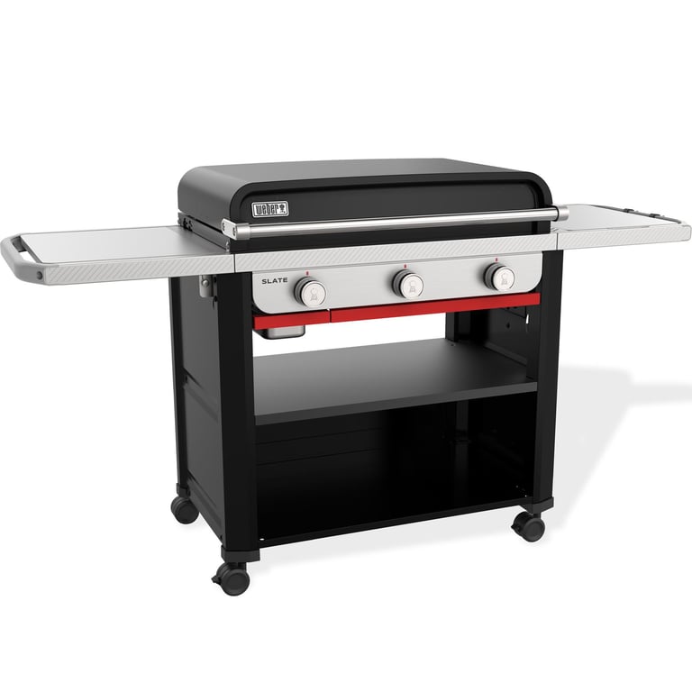 Weber Slate Freestanding 3 Burner Liquid Propane Flat-top BBQ
