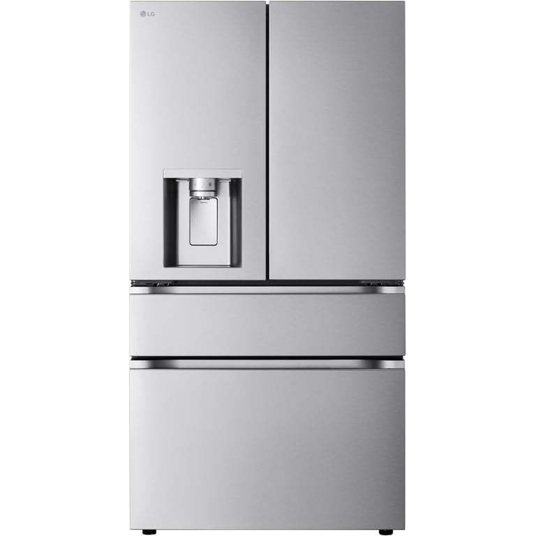 LG 36" 29 cu.ft. Standard-Depth MAX French 4-Door Refrigerator | Ice & Water Dispenser | Dual Ice Maker with Full-Convert Drawer