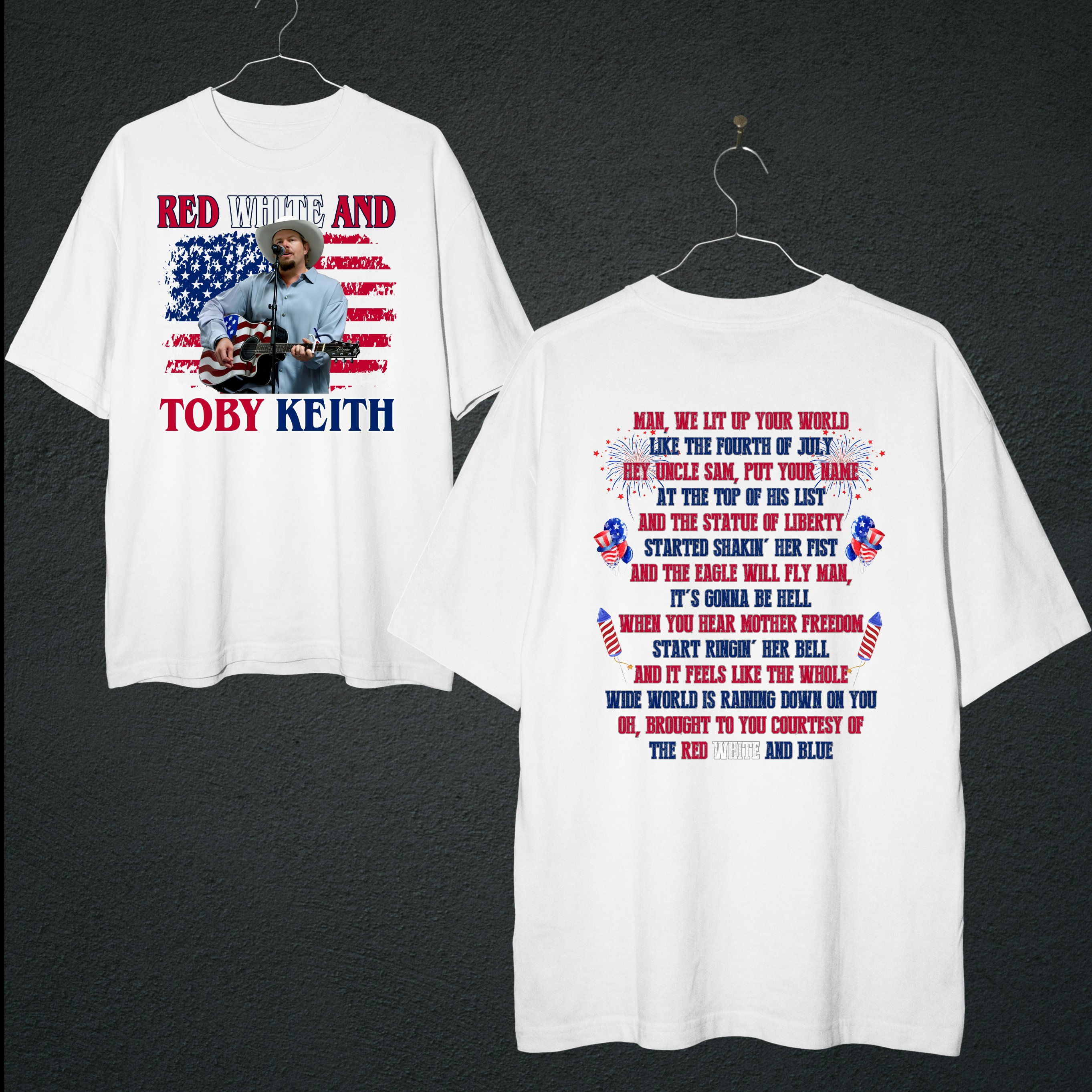 Toby Keith Courtesy Of The Red White And Blue Design