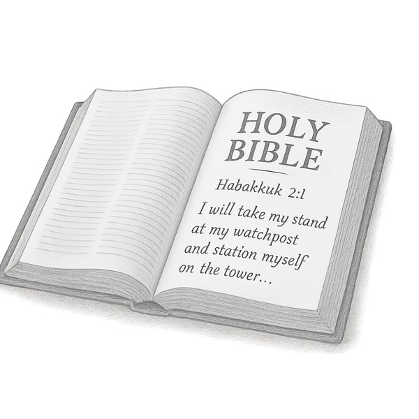 Bible (Habakkuk 2:1)