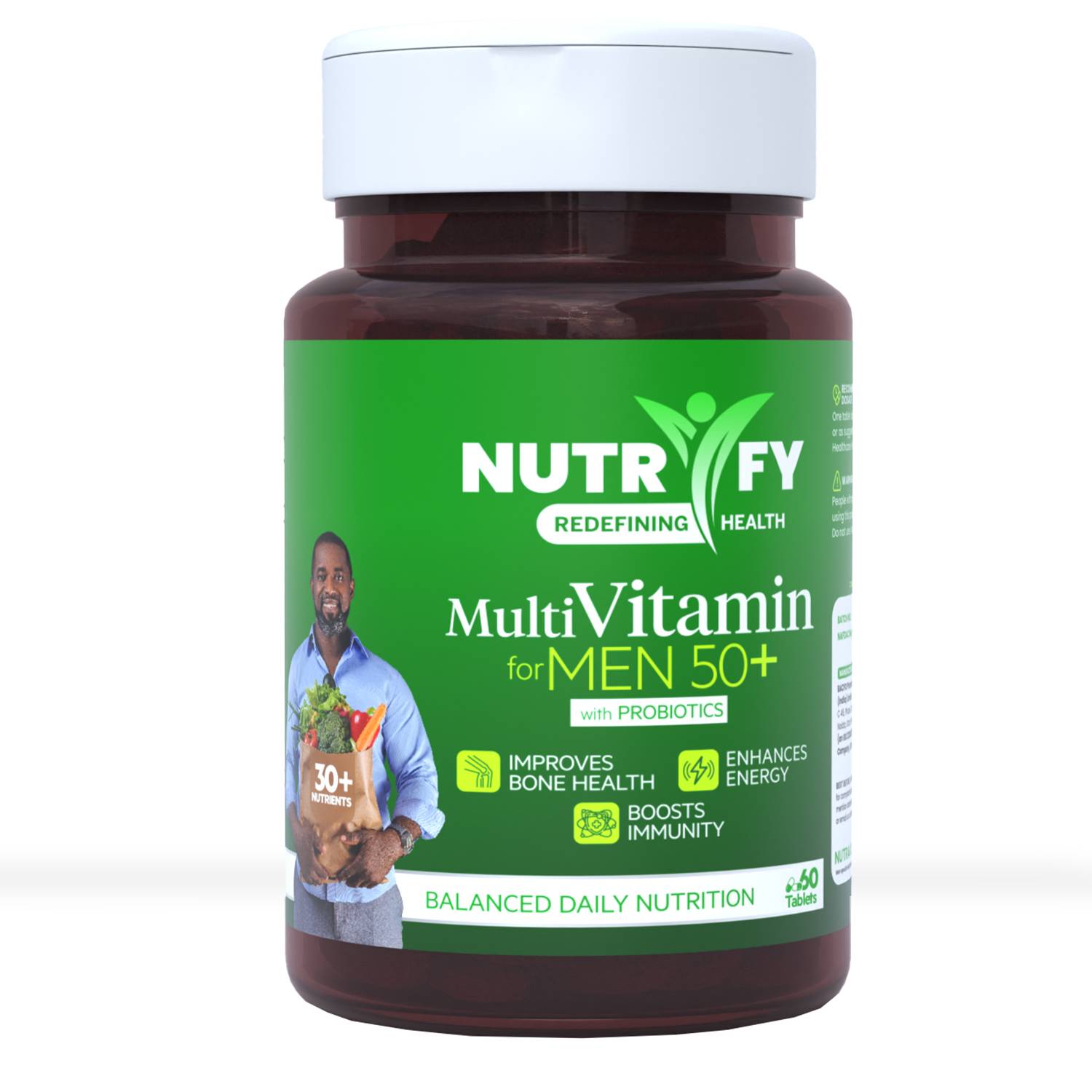 Multivitamin for Men 50+ (60 Tablets) - Image 1