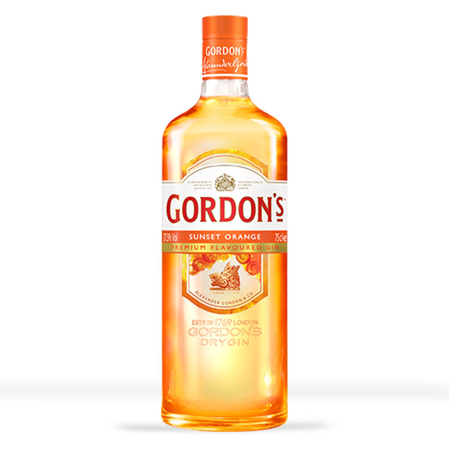 Gordons Orange Sunset 75cl - Image 1
