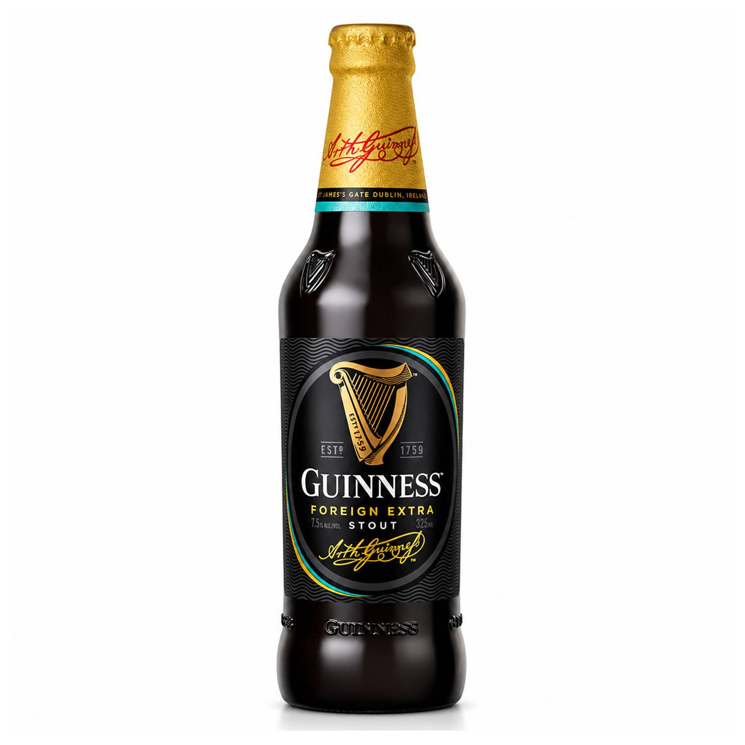 Guinness Stout 325ml Glass Bottle