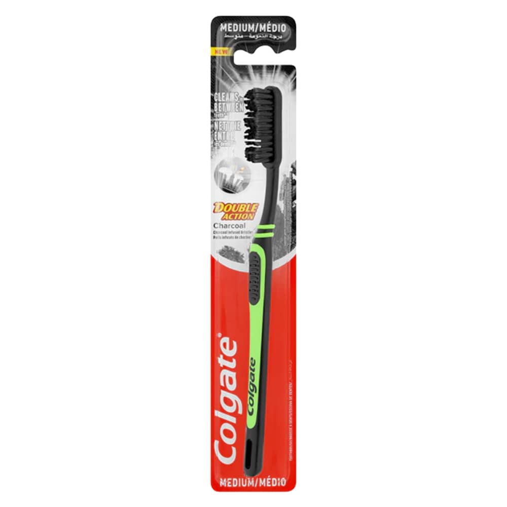 Colgate Double Action Charcoal Toothbrush