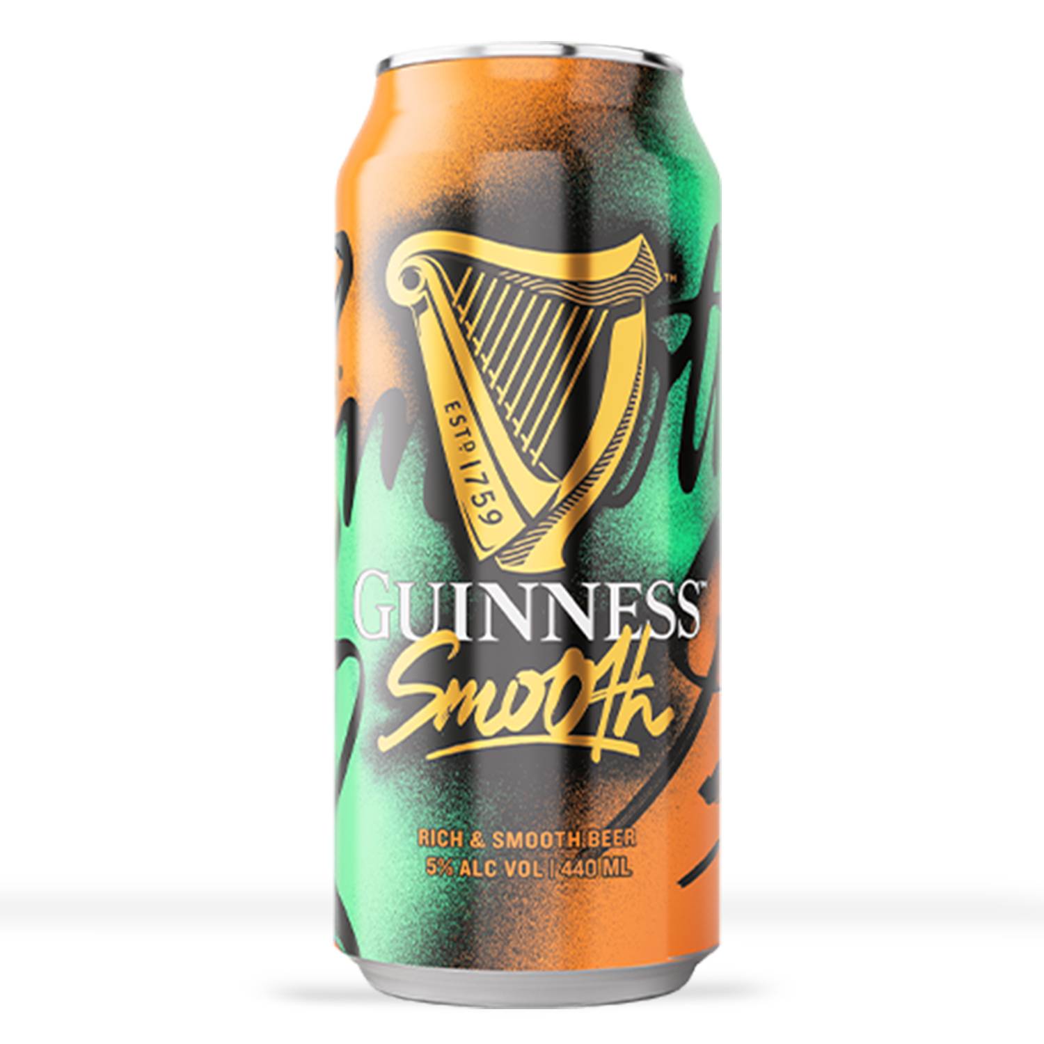 Guinness Smooth Can 440ml - Image 1