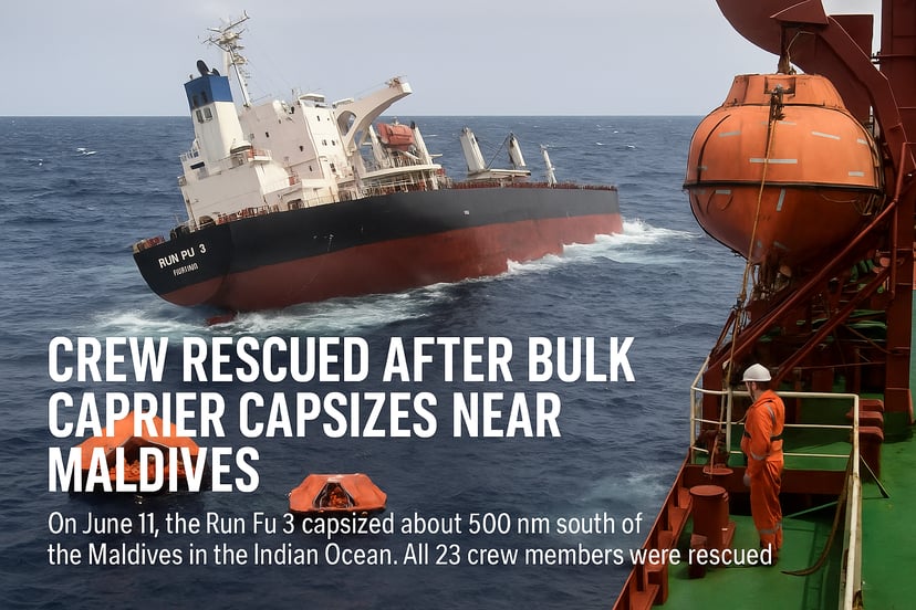 The Run Fu 3 bulk carrier capsizing