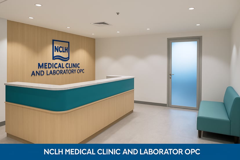 The reception desk at the NCLH medical clinic