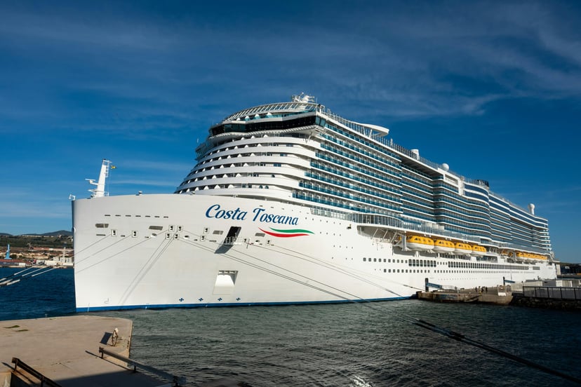 The Costa Toscana cruise ship