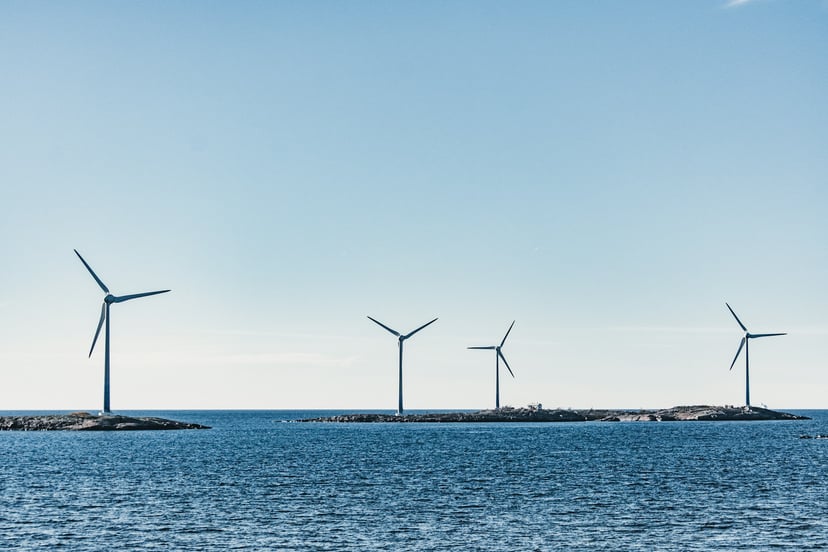 An offhshore windfarrm