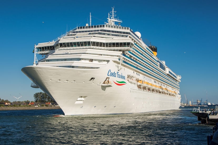 The Costa Favolosa cruise ship
