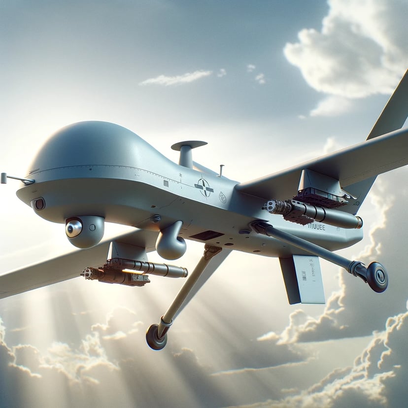 A Houthi drone
