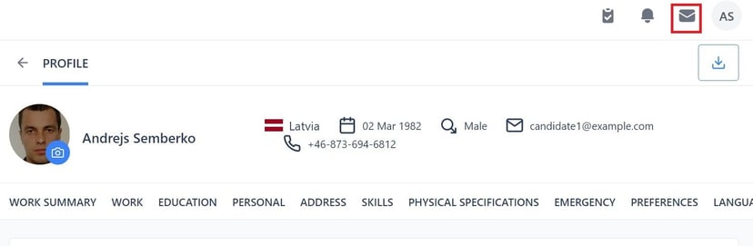 Screenshot of Martide's maritime jobs board and seafarer online resume software