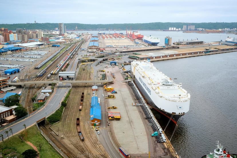 Durban Port in South Africa