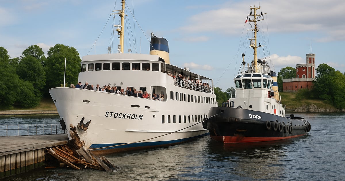 Passenger Ship Hits Quay After Steering Failure in Sweden – Maritime Bell
