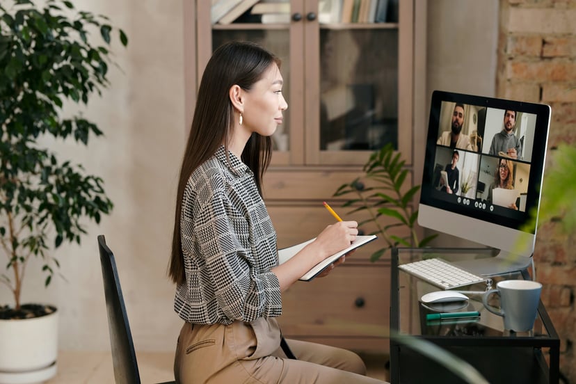 people on a Zoom call