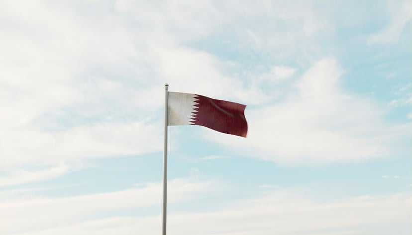 Qatar flag