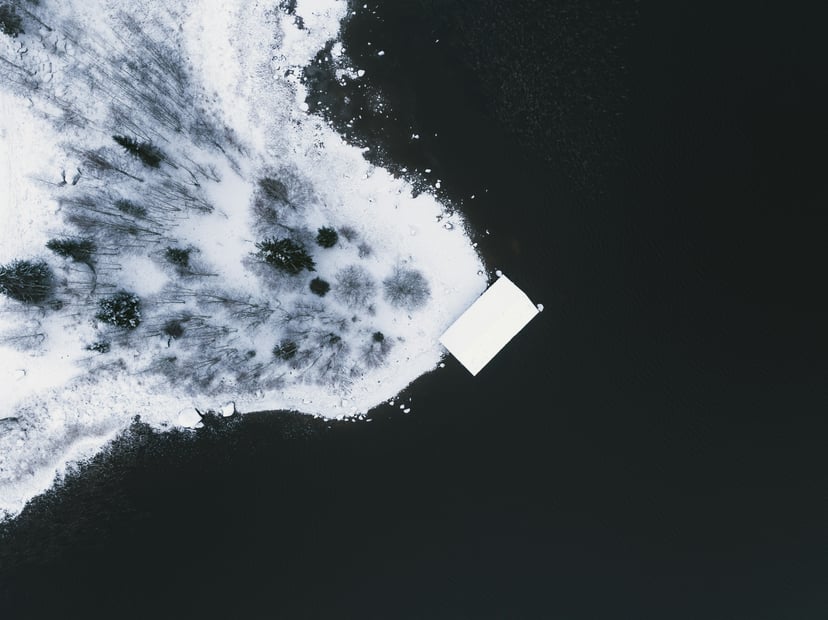 Powdered cocaine on a black background