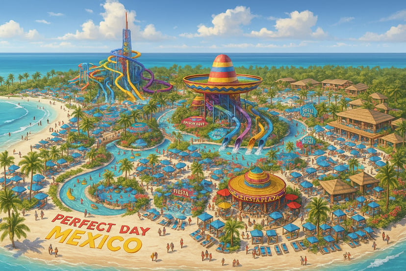 A rendition of Perfect Day Mexico