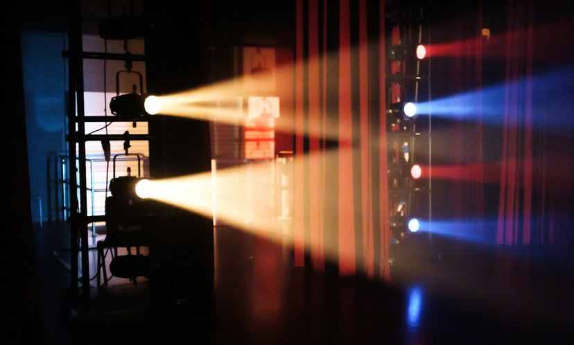 Lights in a theatre