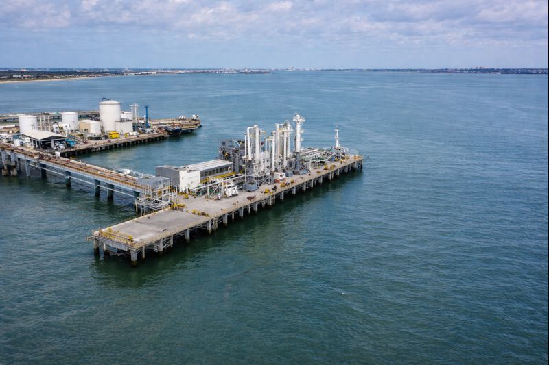 Galveston LNG Bunker Port in Texas, USA