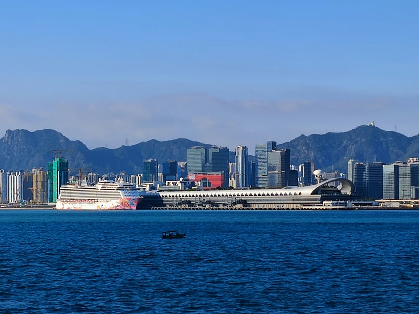 The Kai Tak Cruise Terminal in Hong Kong
