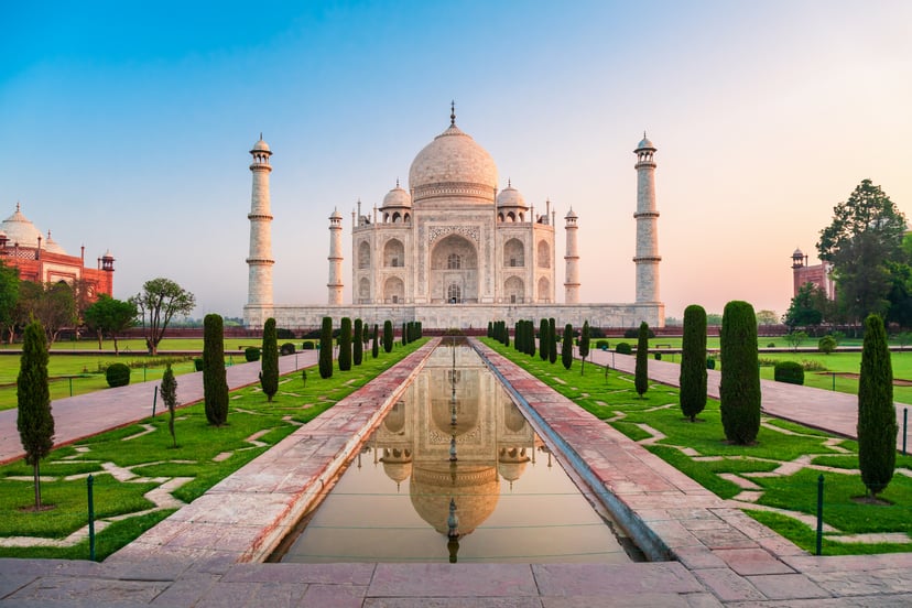 The Taj Mahal, Agra, India