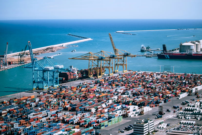 The Port of Barcelona, Spain