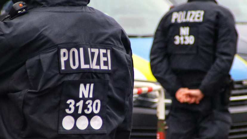 Two German Polizei officers 