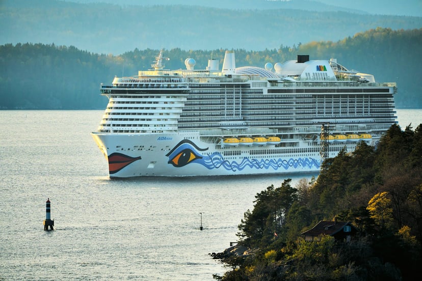 The AIDAnova cruise ship