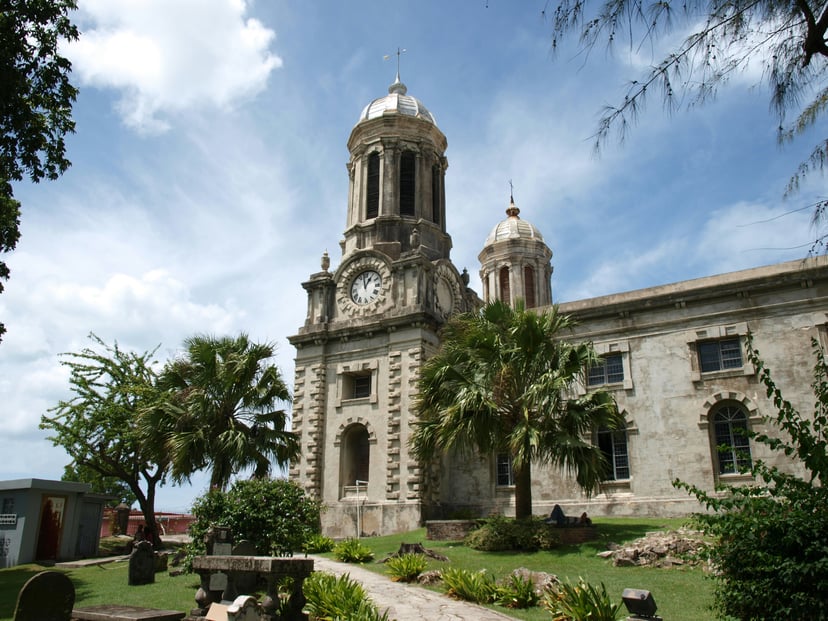 The cathedral church in Antigua