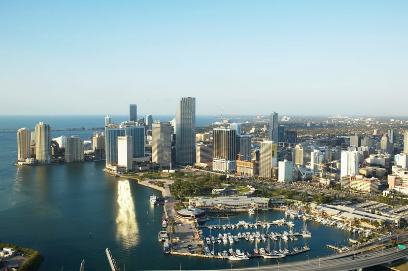 The marina at Miami criuse port