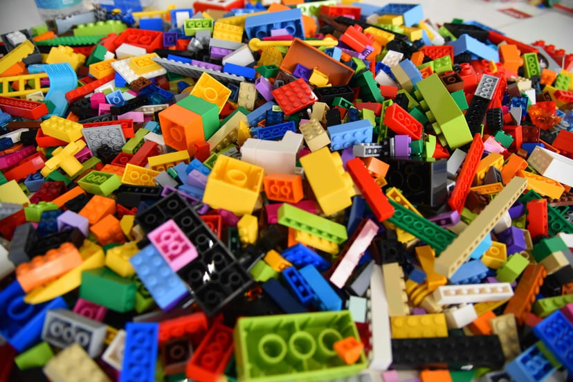 Assorted Lego bricks