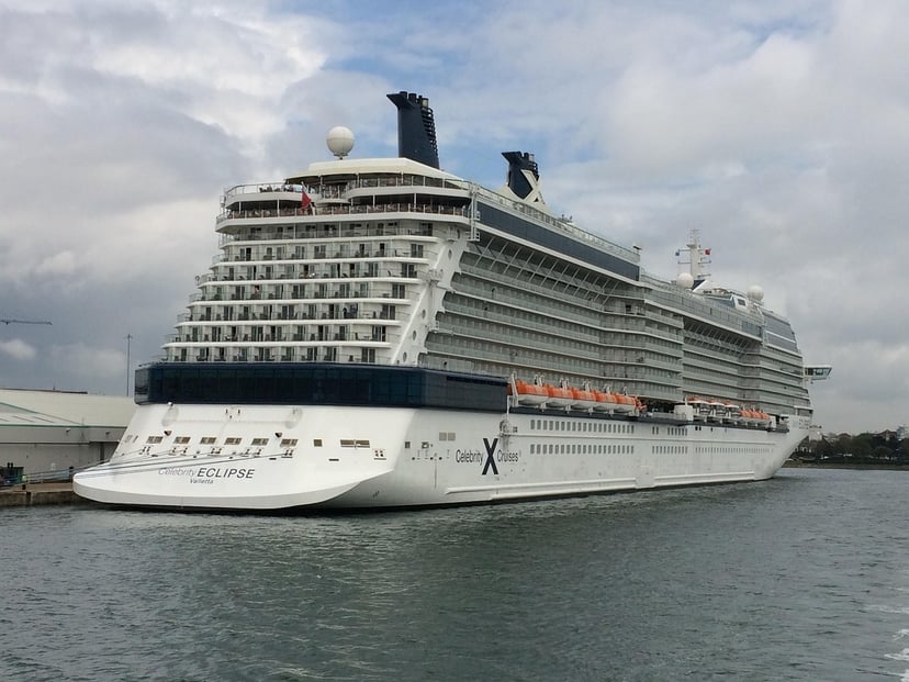 The Celebrity Eclipse cruise ship