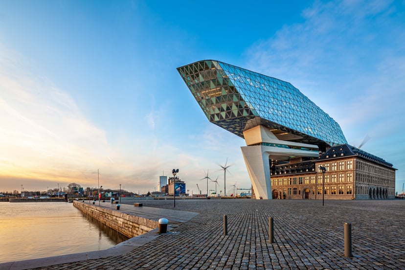 The Port of Antwerp, Belgium