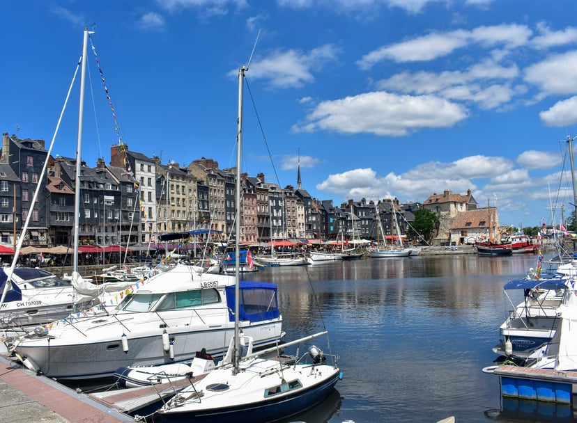 The harbor at Honfleur, France