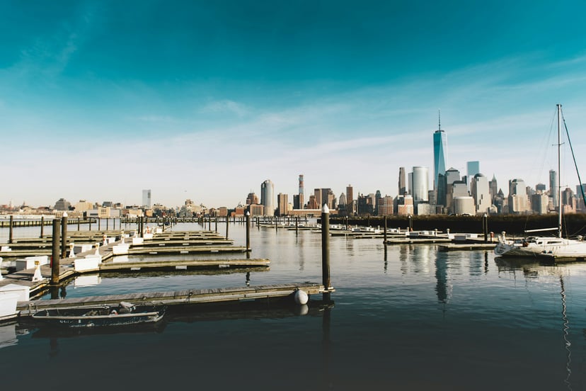 New York seen from the water