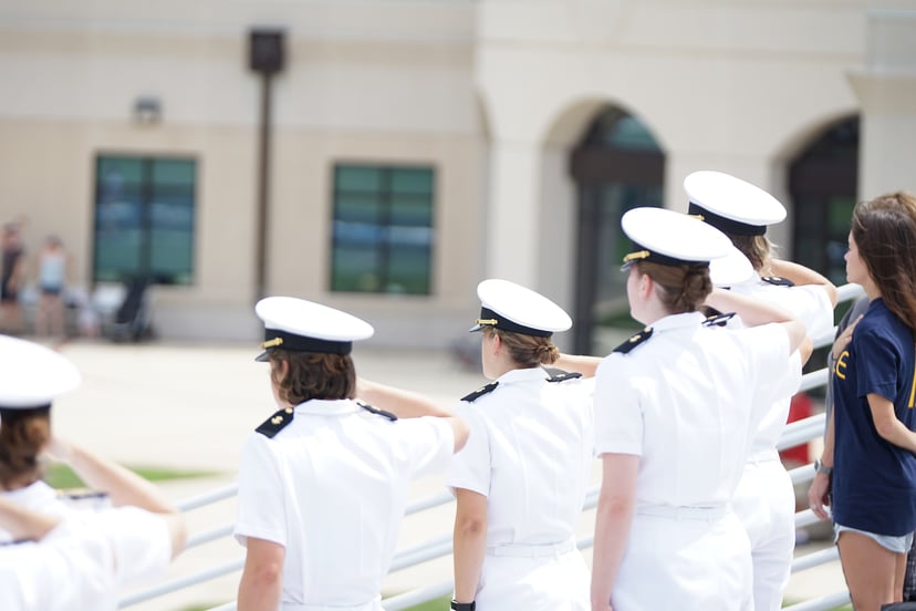 group of seafarers in uniform