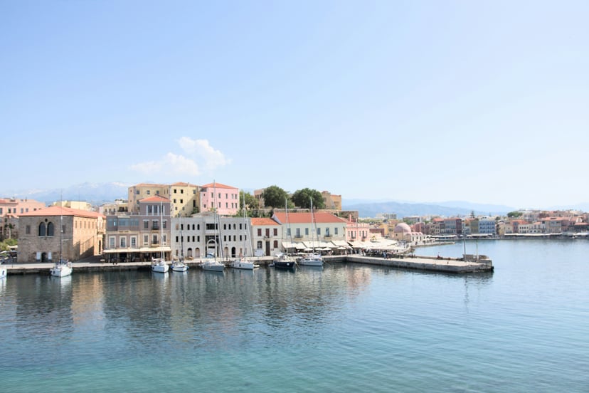 Chania, Crete as seen from the water