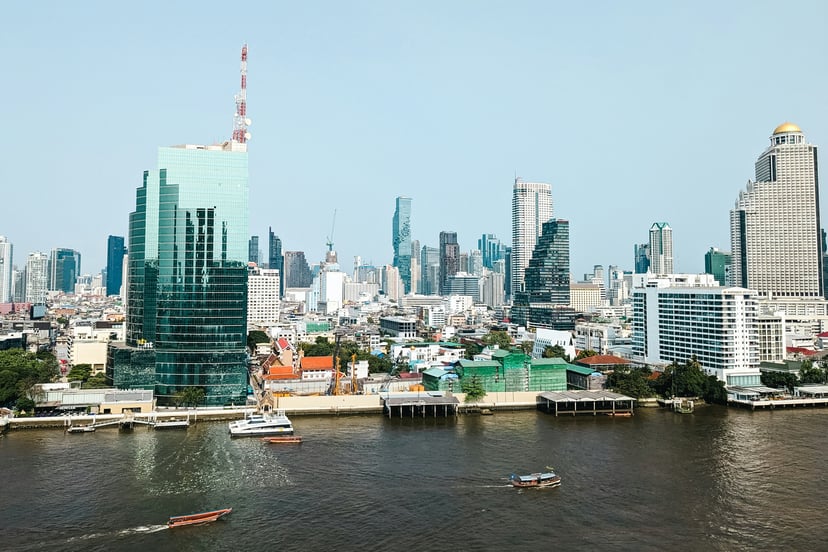 Bangkok as seen from the Chao Praya River