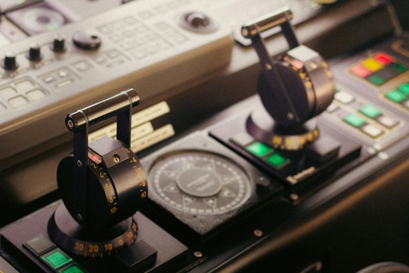 a ship's navigational contols