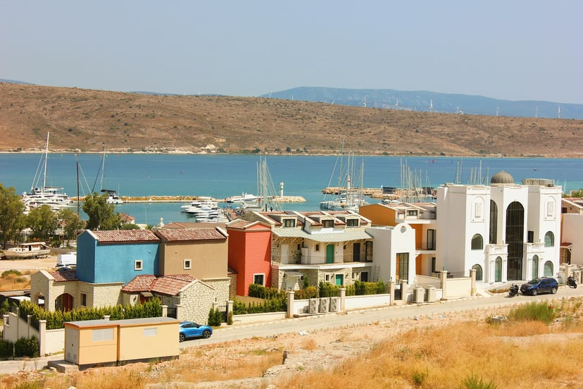 The port of Çeşme in Turkey.
